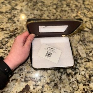 Coach travel jewelry box